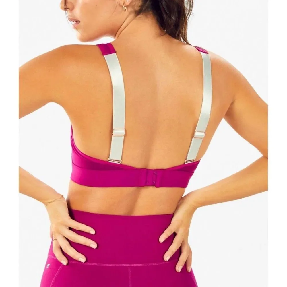 Fabletics Zoe high impact sports bra III size XXS magenta NWT